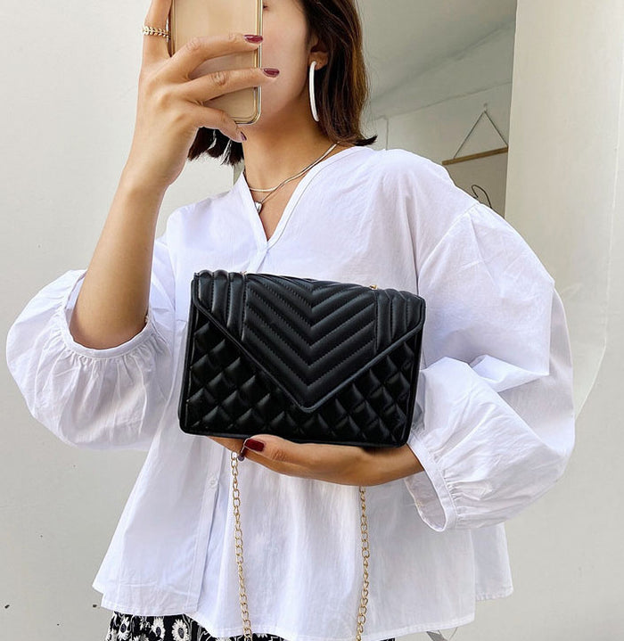 CL1010 - Striped Plain Women's Messenger Bag