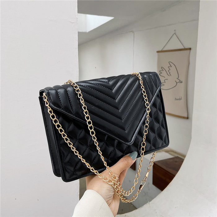 CL1010 - Striped Plain Women's Messenger Bag