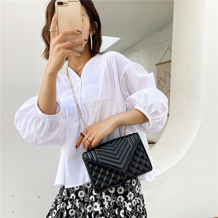 CL1010 - Striped Plain Women's Messenger Bag