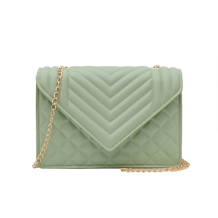 CL1011 - Striped Plain Women's Messenger Bag