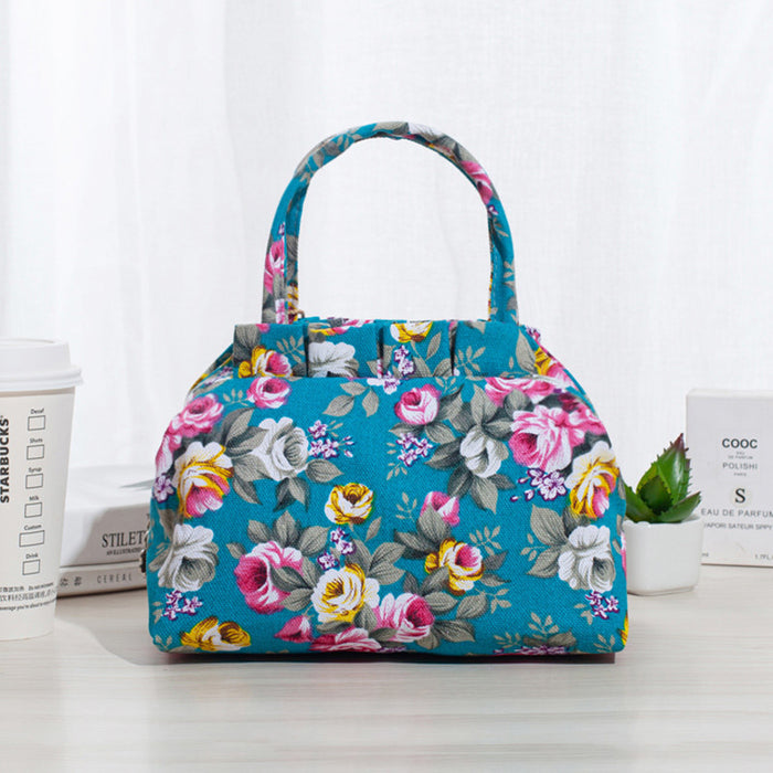 CL992 - Korean Canvas Floral Bag