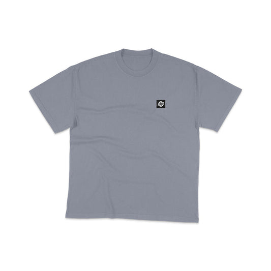 TRC Woven Patch Faded T Shirt Front view on a white background.