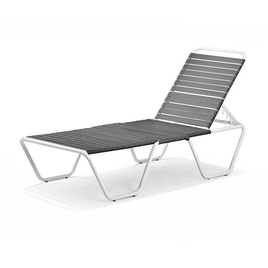 Classic Vinyl Chaise Lounge