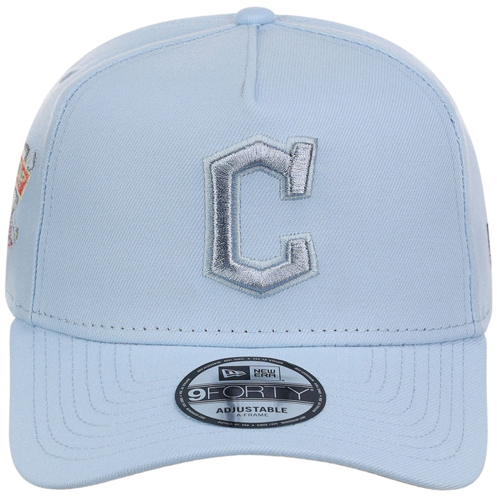 Cleveland Guardians MLB Glacial Blue New Era 9FORTY A-Frame