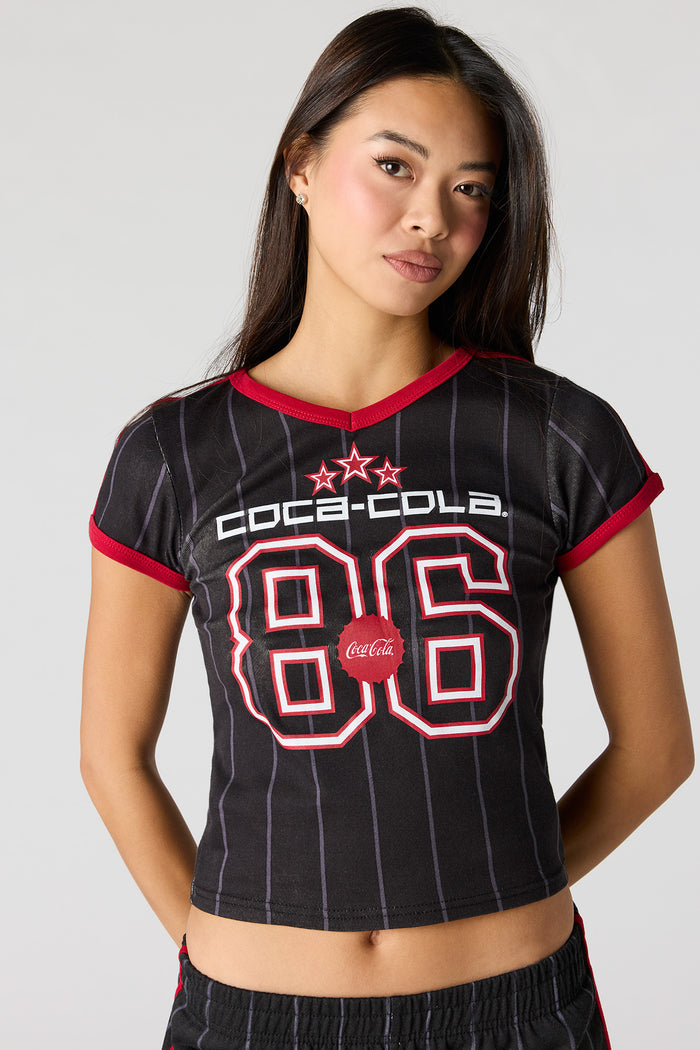 Coca-Cola Graphic Contrast T-Shirt
