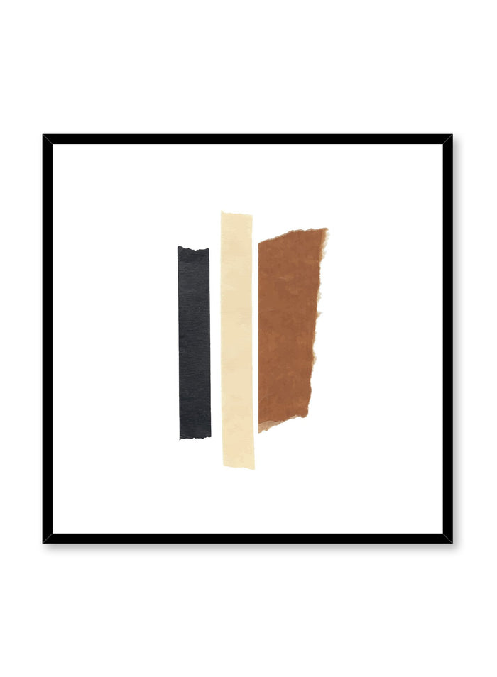 Modern minimalist poster by Opposite Wall with Abstract Collage No.2