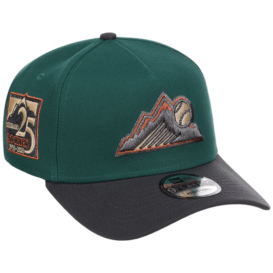 Colorado Rockies MLB Emerald Graphite New Era 9FORTY