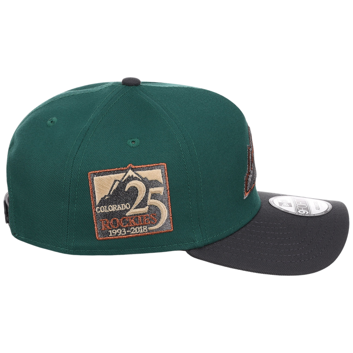 Colorado Rockies MLB Emerald Graphite New Era 9FORTY