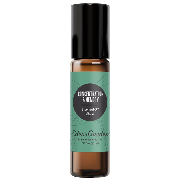 Concentration & Memory Essential Oil Blend- For Focus, Alertness & Cognitive Health