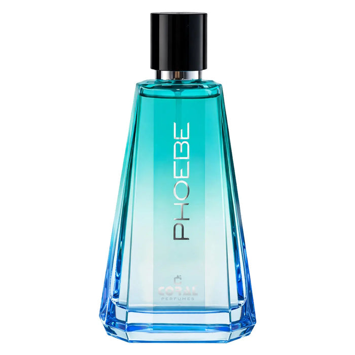 Unisex Coral Phoebe EDP perfume bottle, 100ml, with elegant floral and citrus design by Bin Kamal Perfumes.