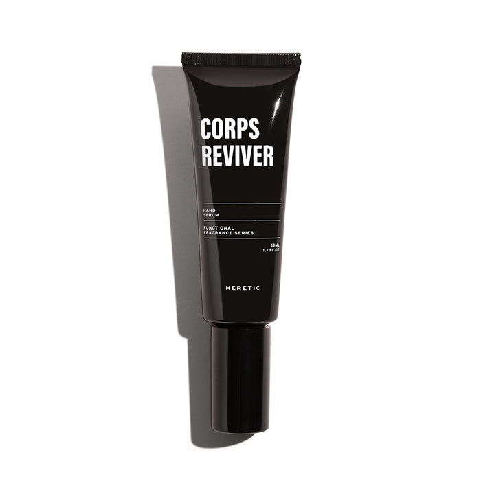Corps Reviver bottle laying flat