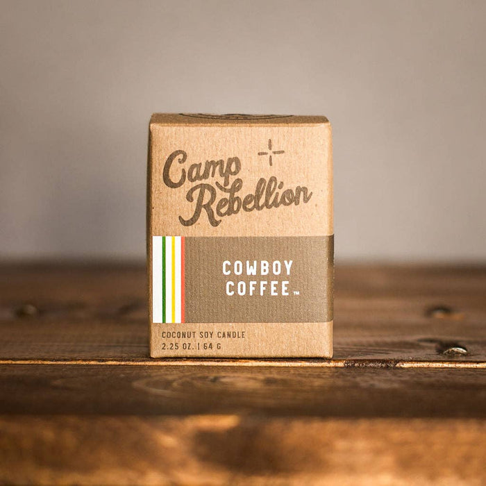 Cowboy Coffee - 2 oz. Drifter Candle "Camp Rebellion"