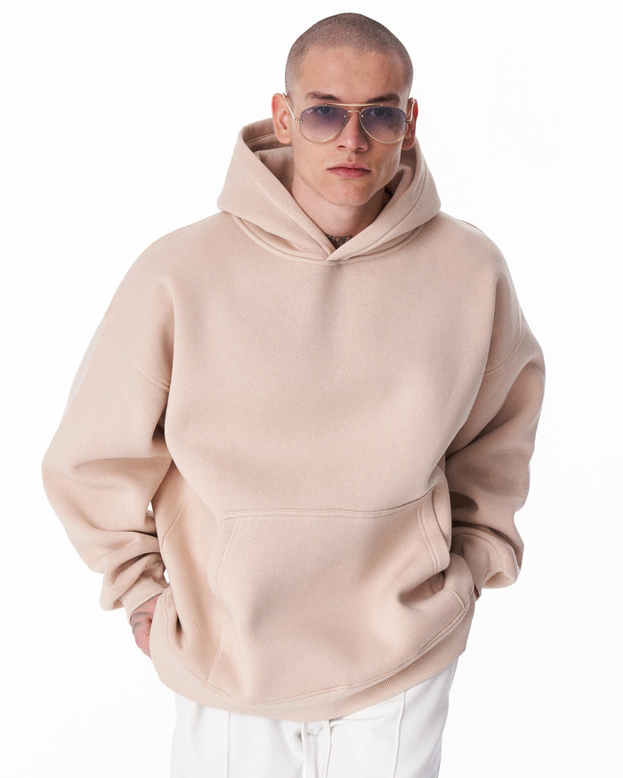 Cream Oversized Hoodie Urban Culture For Men (7)