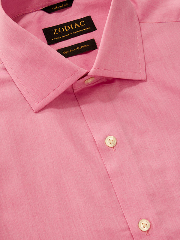 Cricoli Rose Solid Full Sleeve Single Cuff Tailored Fit Classic Formal Super Fine Cotton Shirt