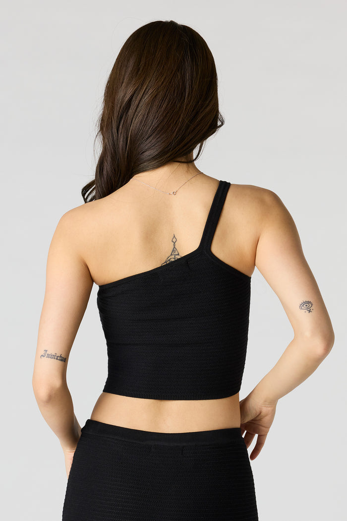 Crochet One Shoulder Tank