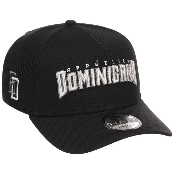 Crown the Country: Dominican Republic New Era 9FORTY Liquid Titanium 'República Dominicana'