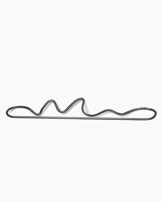 Curvature Towel Hanger - Black Brass