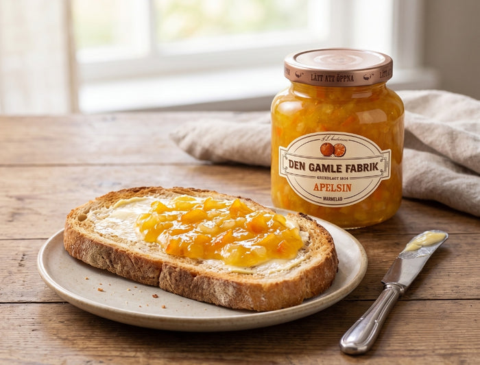 Den Gamle Fabrik Orange Marmalade 380g (13.40 oz) – Authentic Danish Orange Marmalade