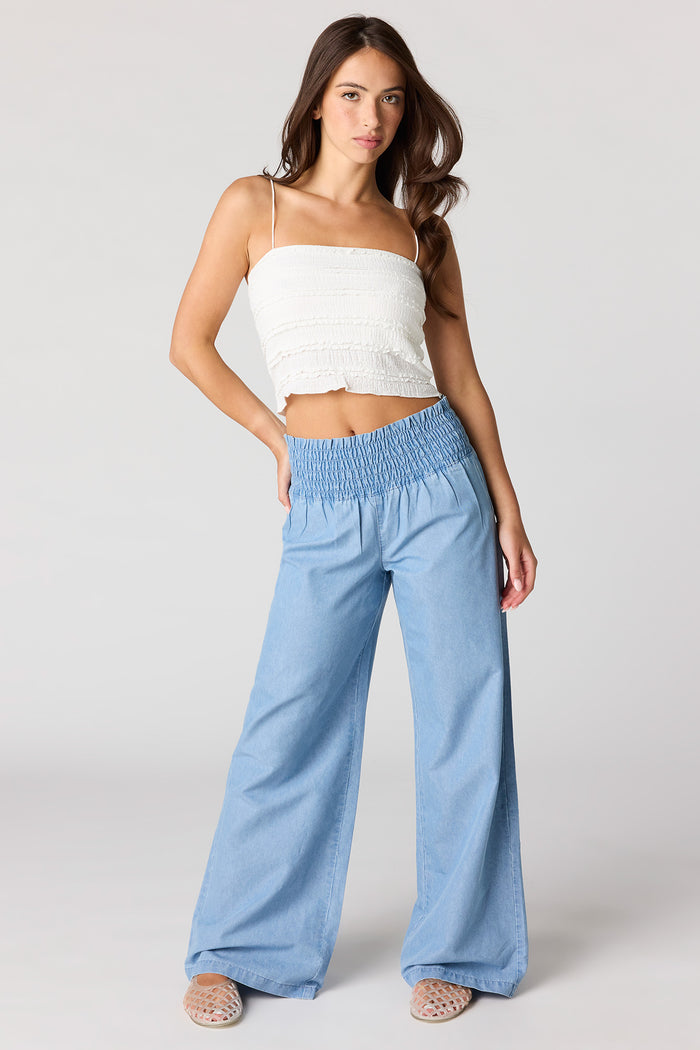 Denim Palazzo Pant