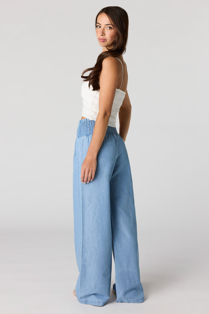 Denim Palazzo Pant