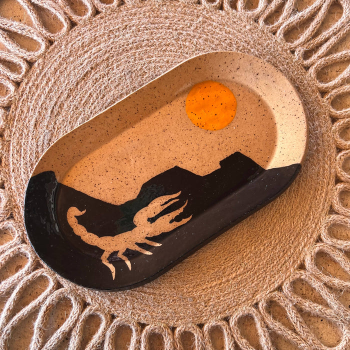 Desert Bloom Ceramic Trays