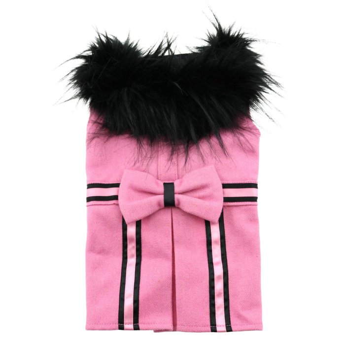 WOOL-FUR-TRIMMED-DOG-COAT-PINK