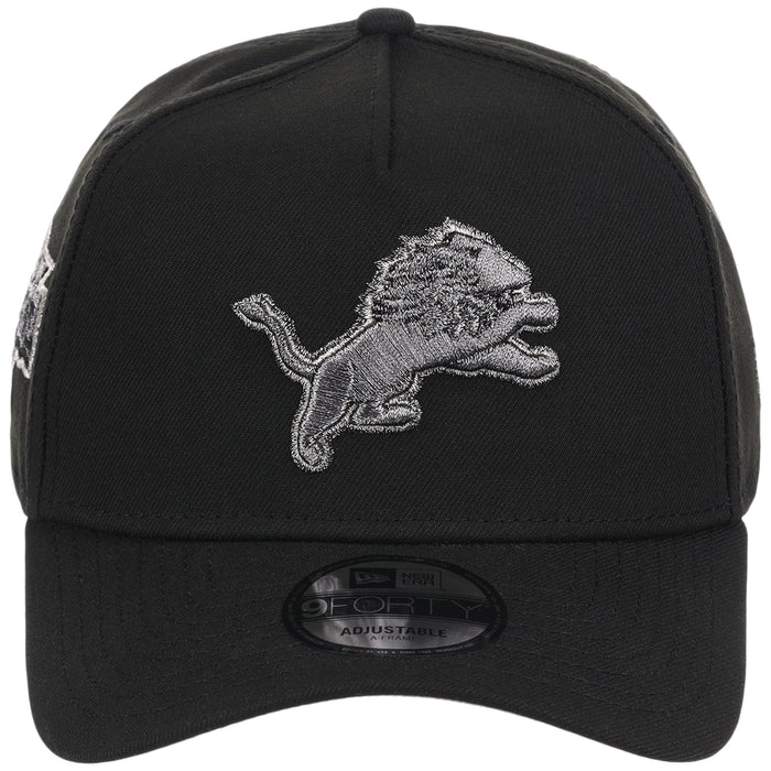 Detroit Lions NFL Liquid Titanium New Era 9FORTY