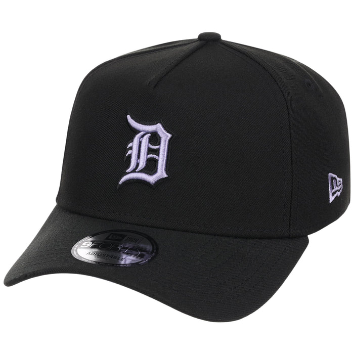 Detroit Tigers MLB Black x Lavender FASHION CORE New Era 9FORTY A-Frame