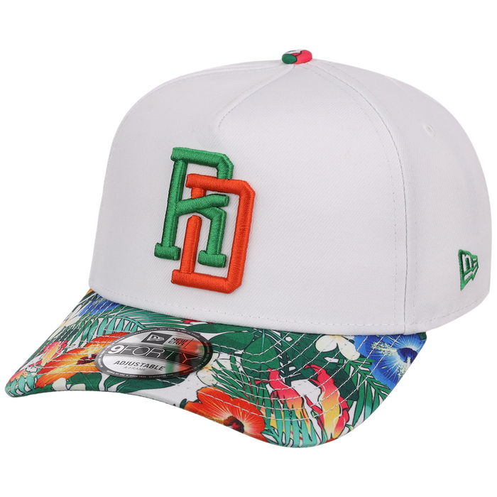 Dominican Republic Crown the Country: Dominican Republic New Era (White/Floral)