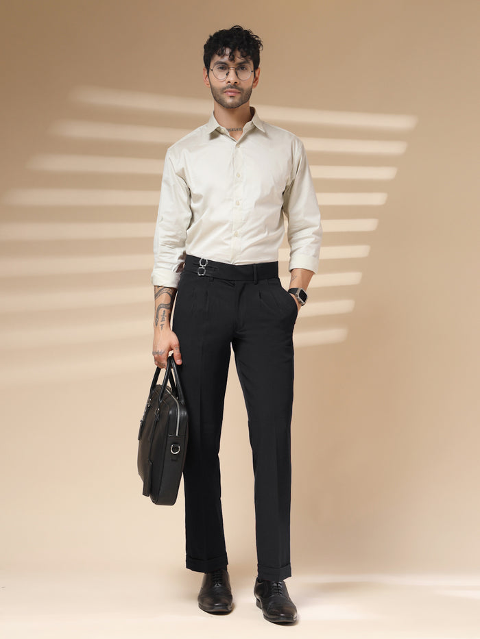 Italian Vega formal pants
Italian Vega trousers
Italian Vega pleated trousers
Italian Vega office wear
Italian Vega men's clothing