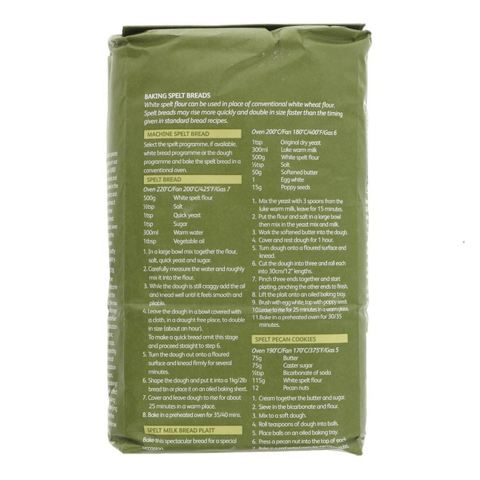 Doves Farm Organic White Spelt Flour 1kg