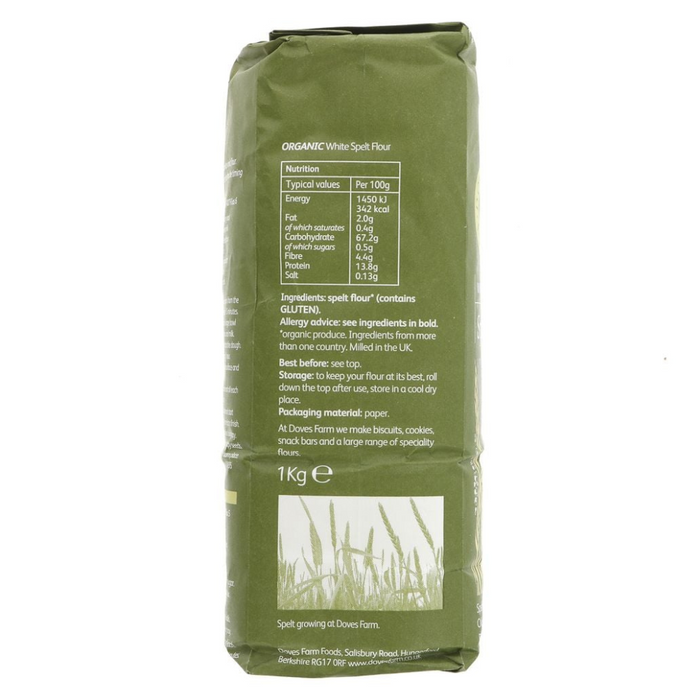 Doves Farm Organic White Spelt Flour 1kg