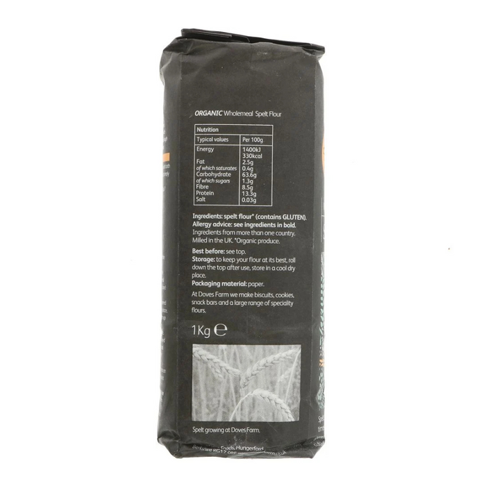 Doves Farm Organic Wholemeal Spelt Flour 1kg