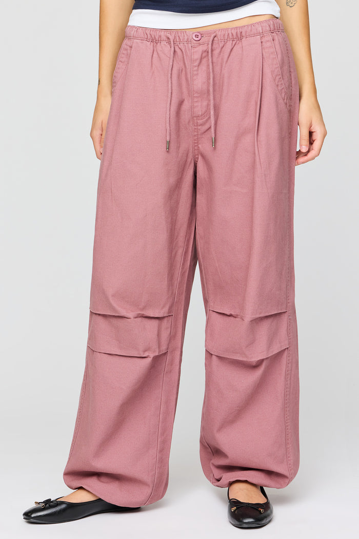 Drawstring Parachute Pant