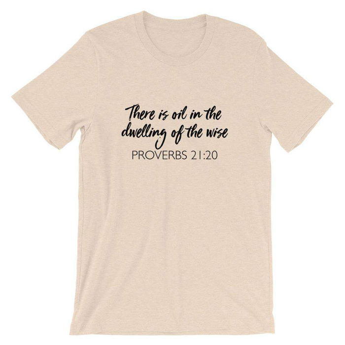 Dwelling of the Wise (Light) Short-Sleeve Unisex T-Shirt at Your Oil Tools