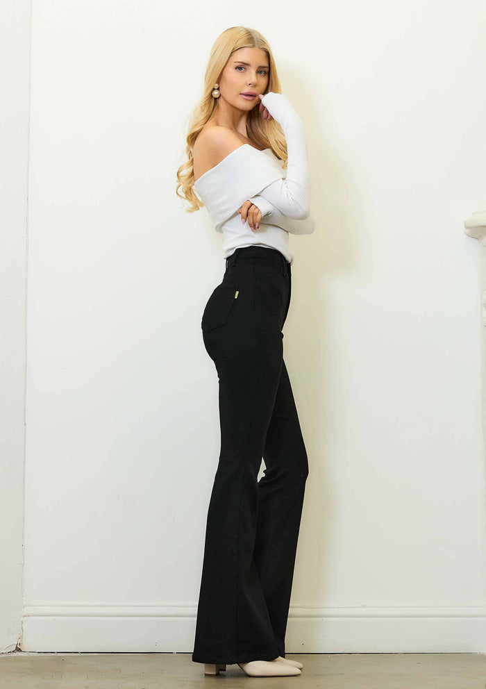 Emily Slim Flare Stretch Jeans