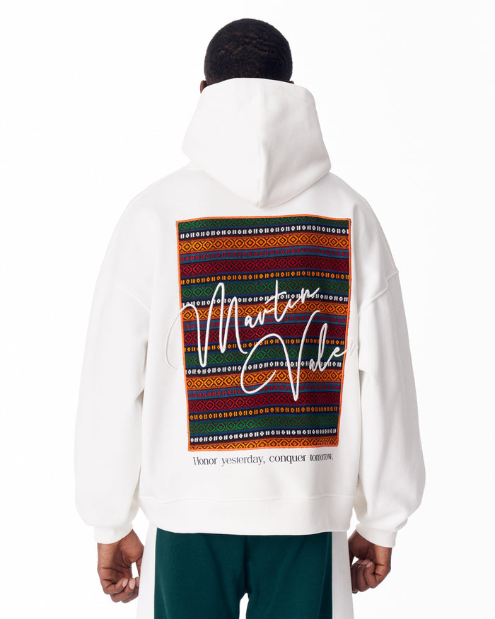 Ethnosign White Hoodie for Men (7)
