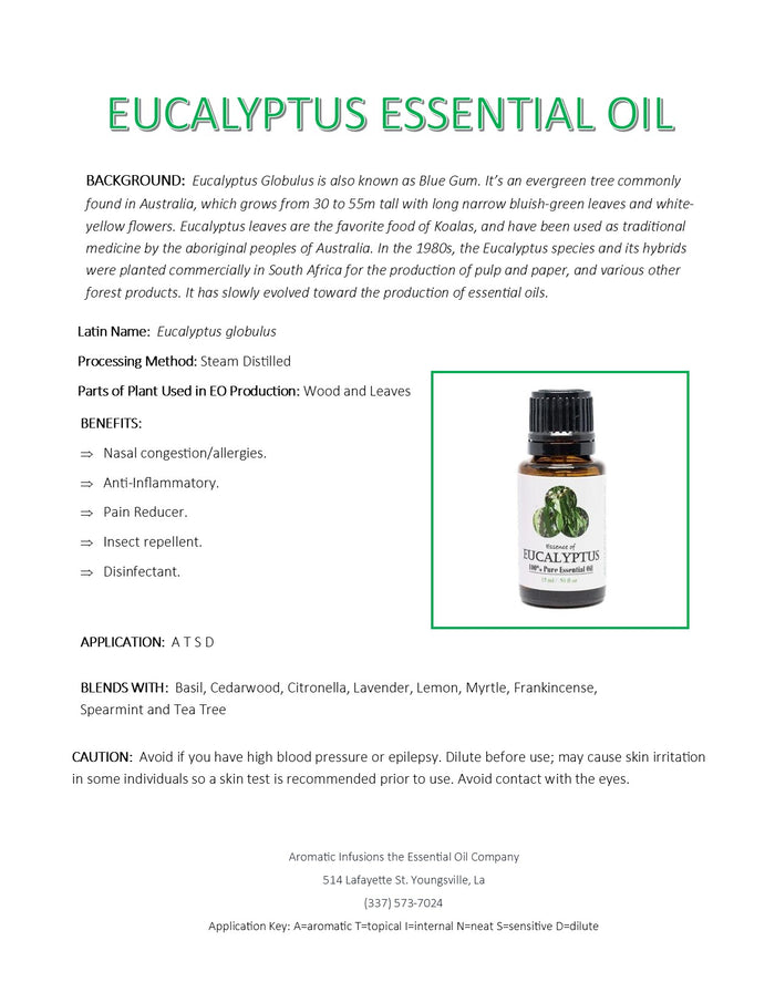 Eucalyptus Essential Oil 15ml