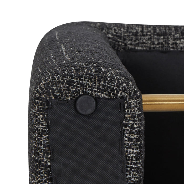 Faro 23.5" Counter Stool | Ebony Black