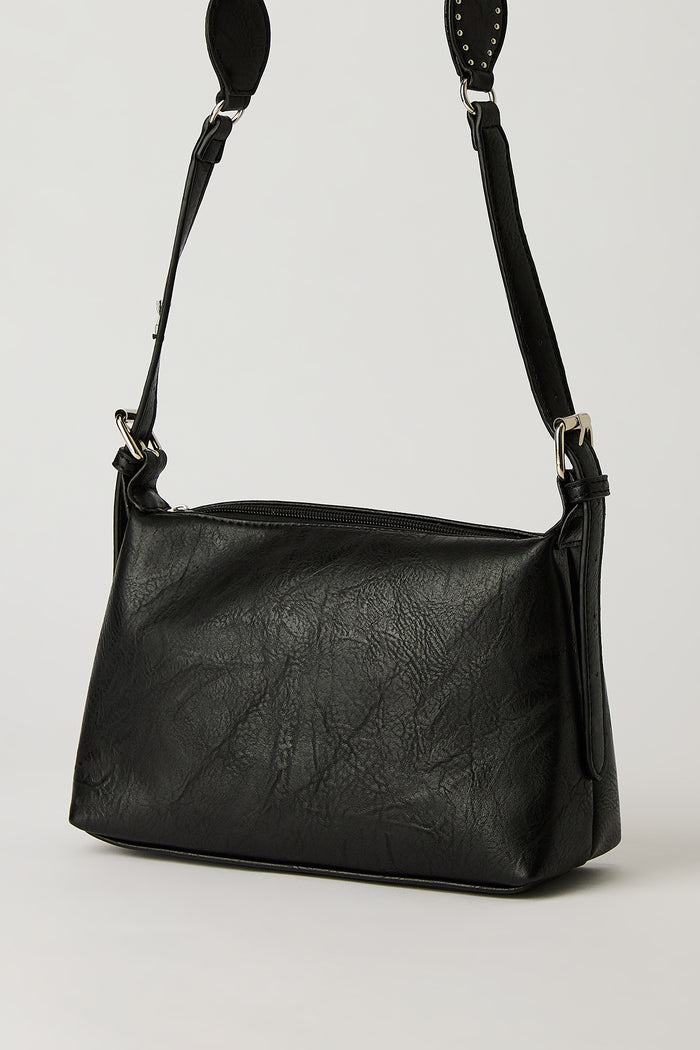 Faux Leather Hand Bag