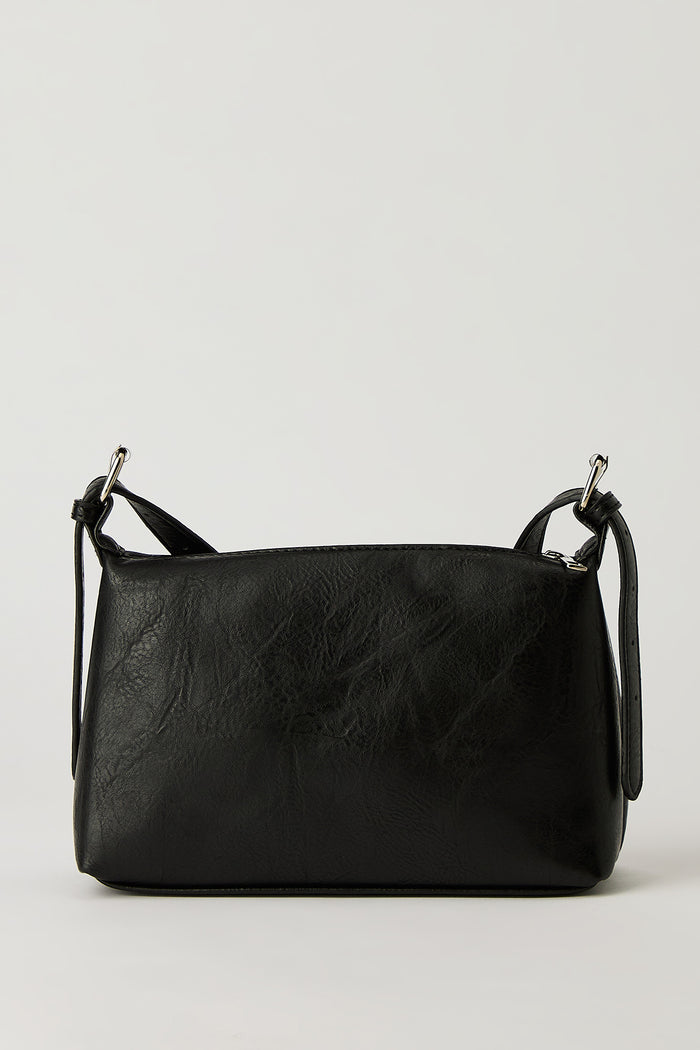 Faux Leather Hand Bag