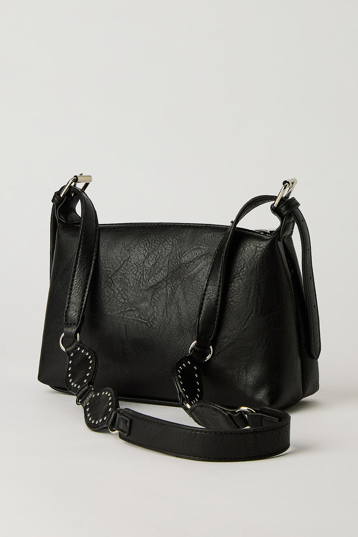Faux Leather Hand Bag