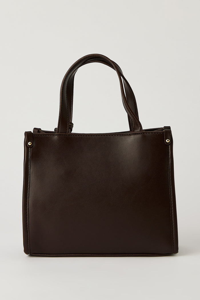 Faux Leather Mini Hand Bag