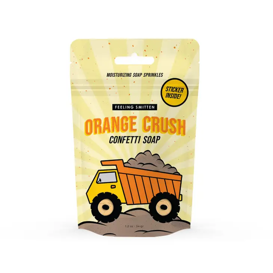 Feeling Smitten Confetti Soap, Orange Crush