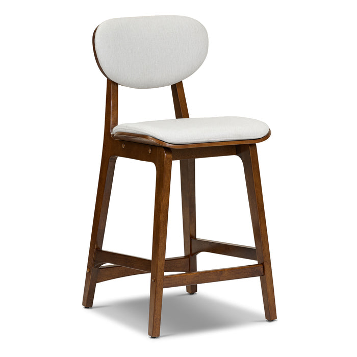 Finnley Counter Stool with Removable  / Washable Covers | Pearlstone Ivory