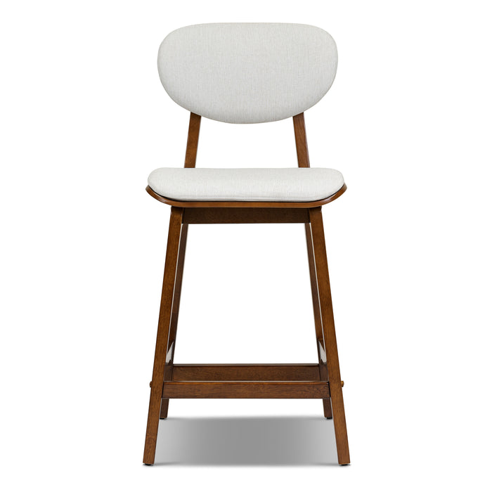 Finnley Counter Stool with Removable  / Washable Covers | Pearlstone Ivory