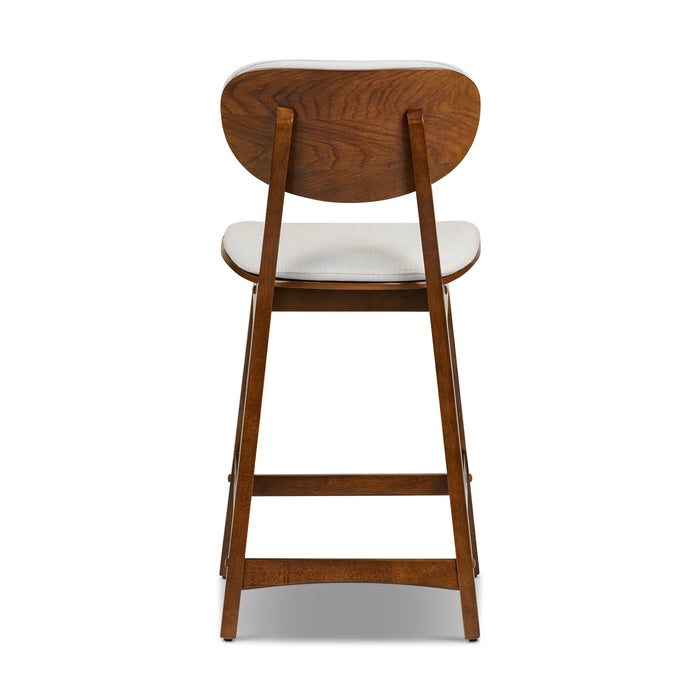 Finnley Counter Stool with Removable  / Washable Covers | Pearlstone Ivory
