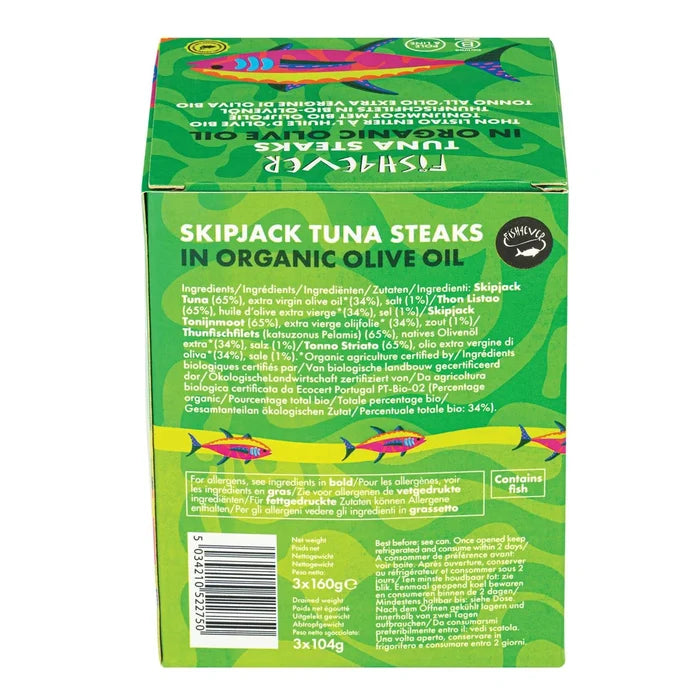 Fish 4 Ever Azores Skipjack Tuna Steaks in Olive Oil Multipack