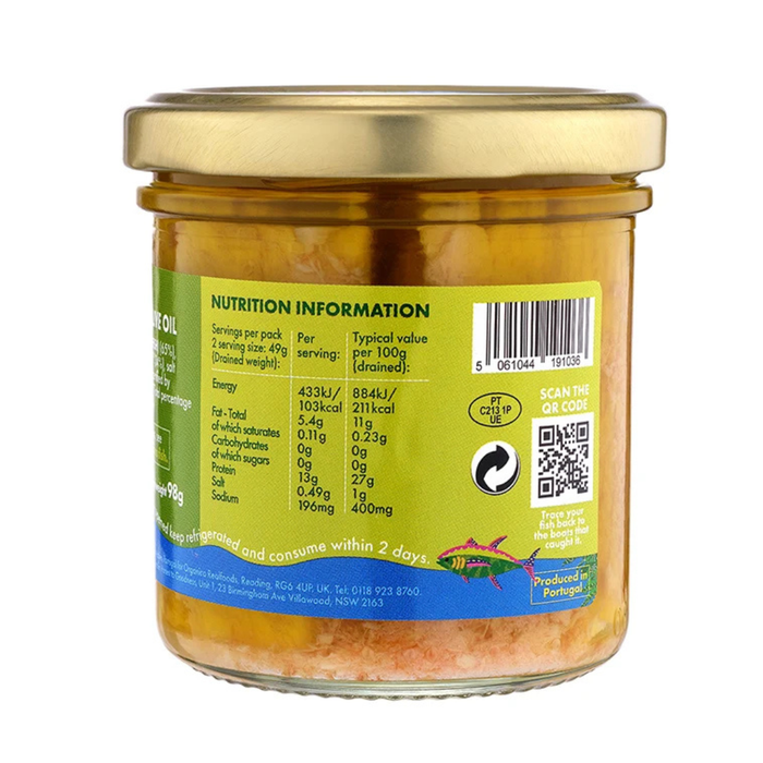 Fish4Ever Bonito del Norte White Tuna Steaks in Organic Olive Oil 150g