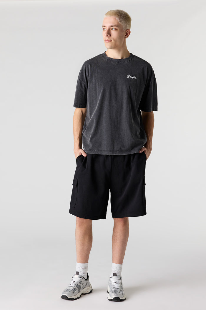 Fleece Baggy Cargo Short 8.5"